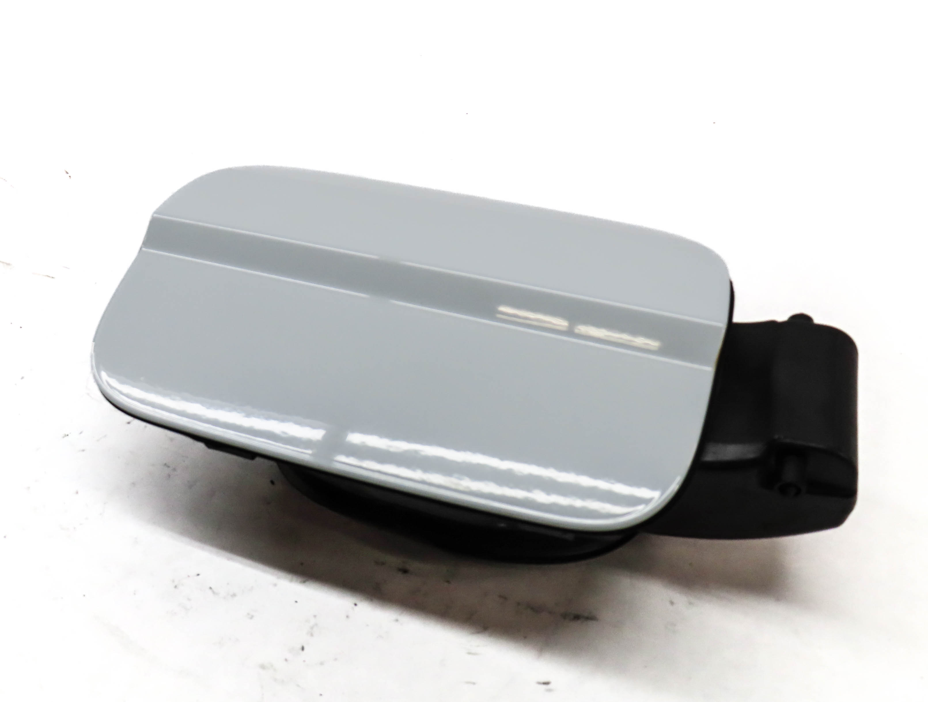2012-2018 AUDI A6 S6 (C7) FUEL TANK DOOR LID COVER TRIM w/ HOUSING (White) — exact item pictured